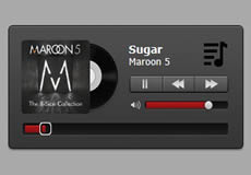 質(zhì)感炫酷的html5音樂播放器